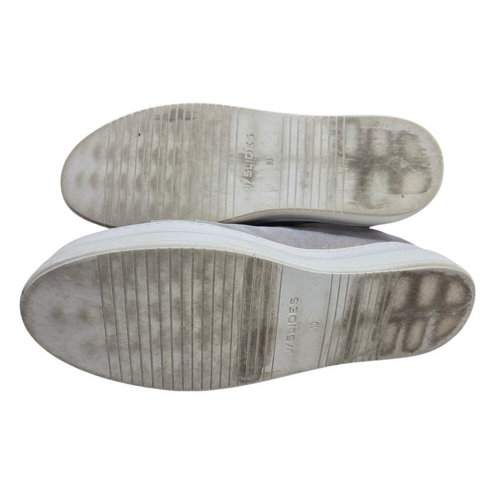 J/Slides Iridescent Platform Sneakers Size 10 - Picture 8 of 8